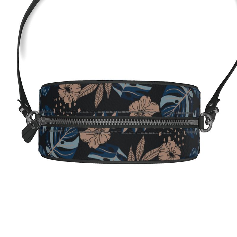 Gumdrop Bag - Nappa Leather - Midnight Monstera