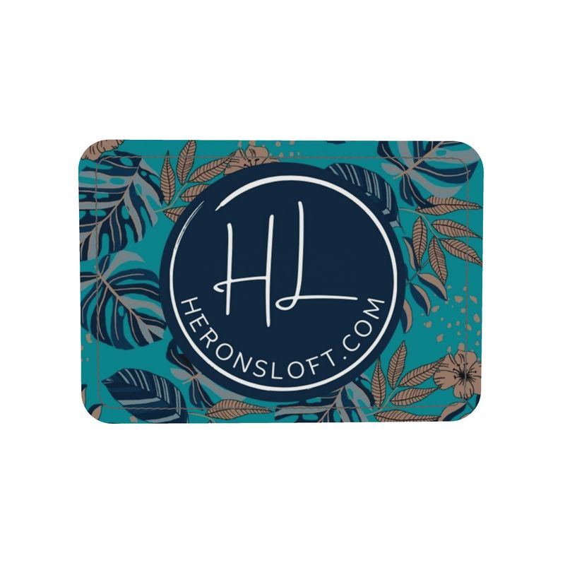 Gumdrop Bag - Nappa Leather - Midnight Monstera - Dark Cyan