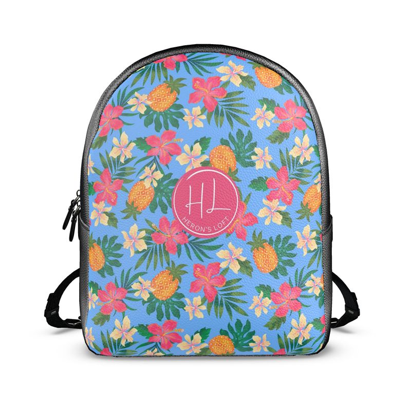 Backpack - Nappa Leather - Pineapple Paradise - Island Breeze