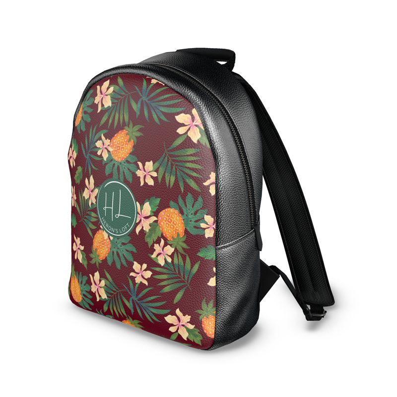 Backpack - Nappa Leather - Pineapple Paradise - Palmwine