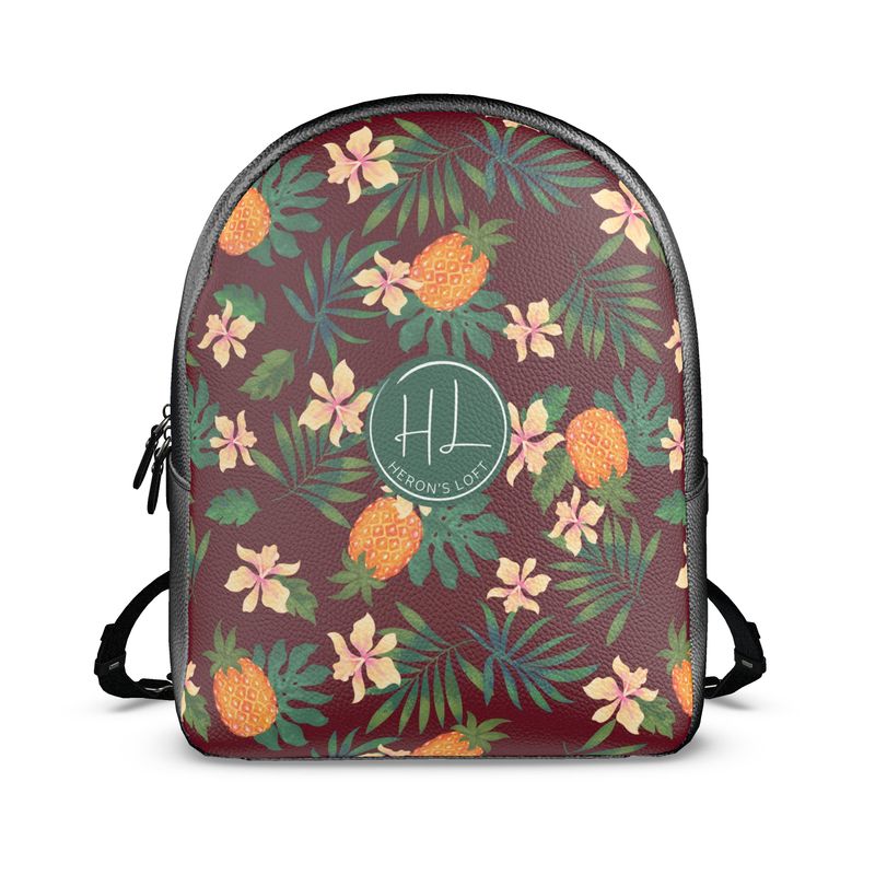 Backpack - Nappa Leather - Pineapple Paradise - Palmwine