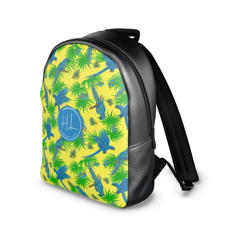 Backpack - Nappa Leather - Tropical Macaw - Suncrest Yellow