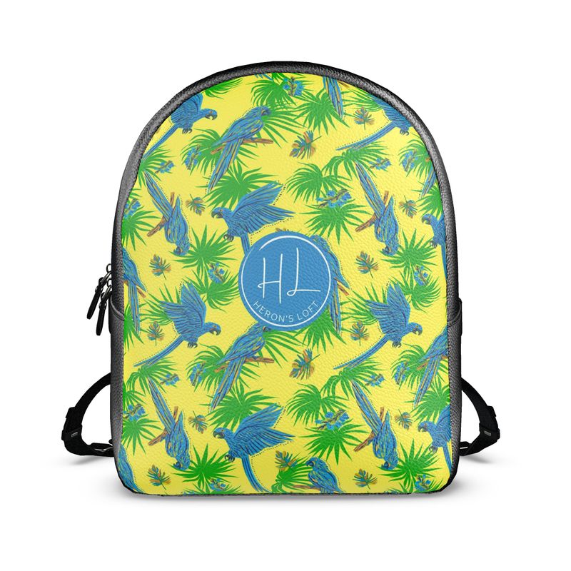 Backpack - Nappa Leather - Tropical Macaw - Suncrest Yellow