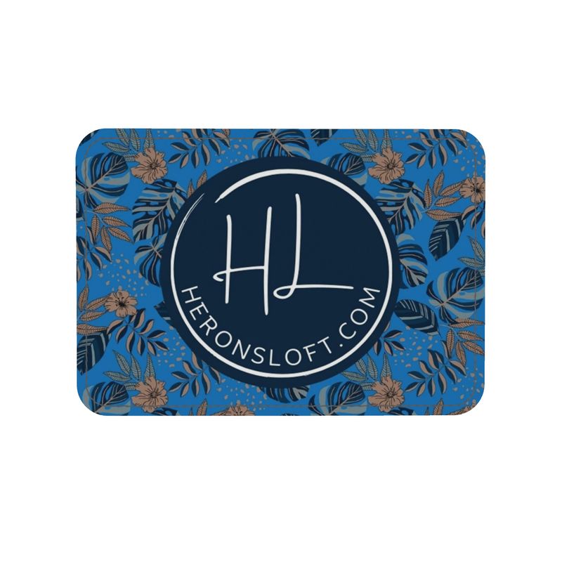 Backpack - Nappa Leather - Midnight Monstera - Azure Blue