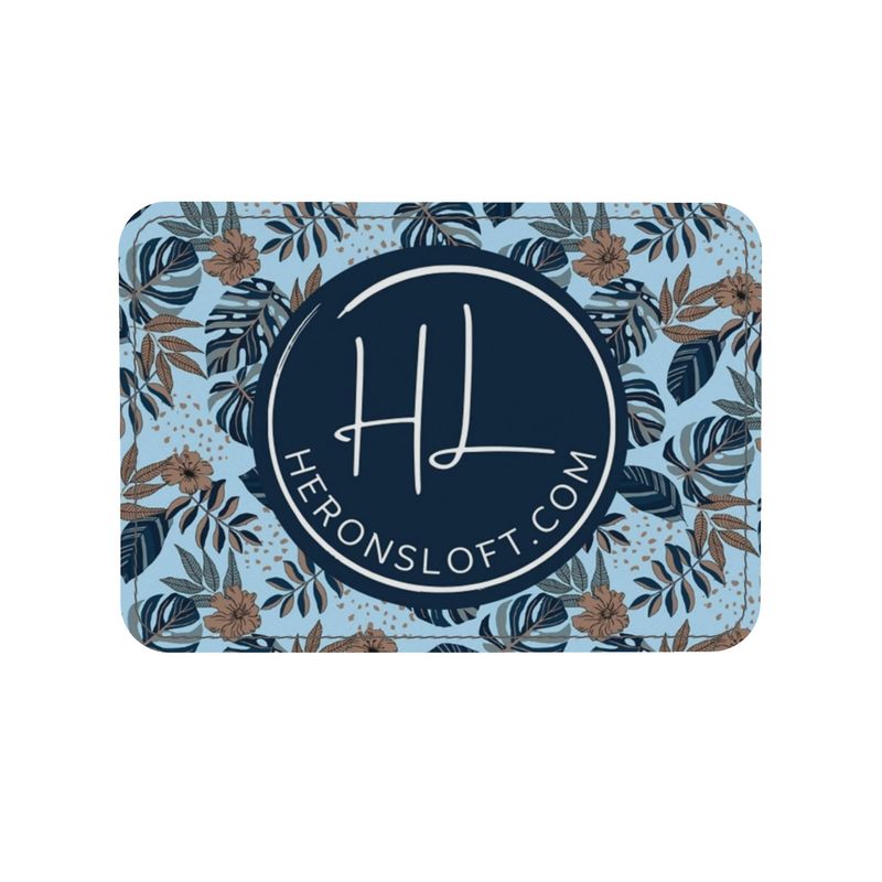 Backpack - Nappa Leather - Midnight Monstera - Blue Mist