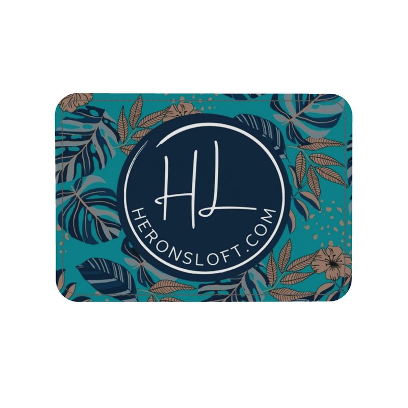 Backpack - Nappa Leather - Midnight Monstera - Dark Cyan