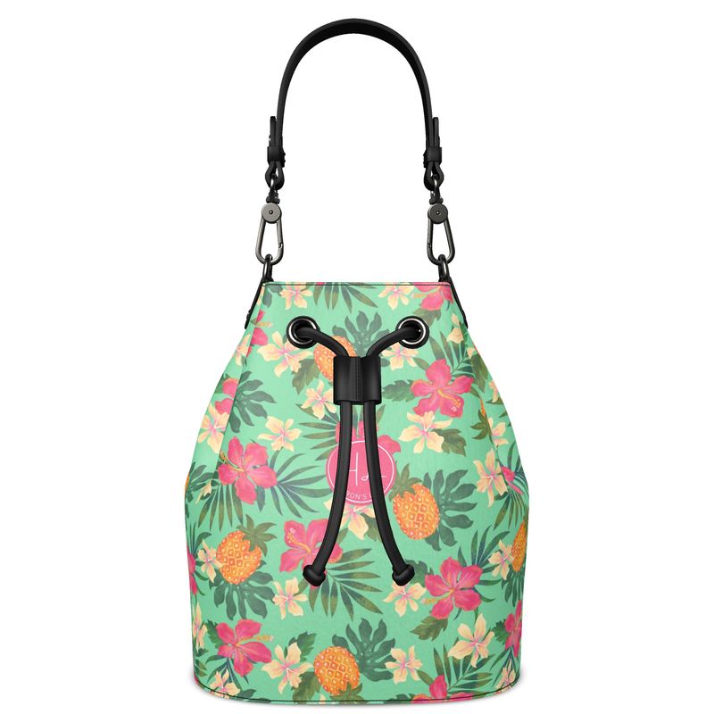 Gallery Bag - Nappa Leather - Pineapple Paradise - Tropical Green