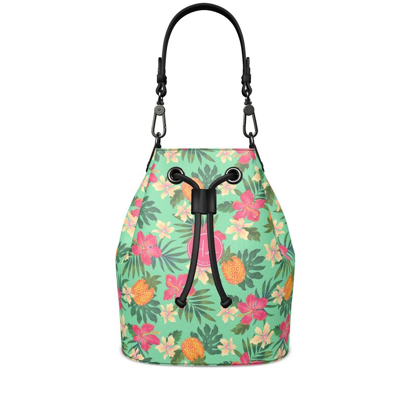 Gallery Bag - Nappa Leather - Pineapple Paradise - Tropical Green
