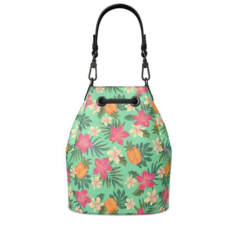 Gallery Bag - Nappa Leather - Pineapple Paradise - Tropical Green