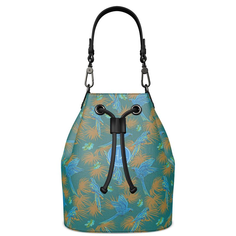 Gallery Bag - Nappa Leather - Tropical Macaw - Sea Foam Green