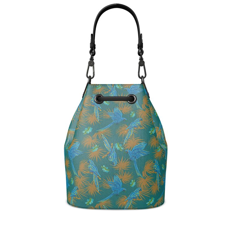 Gallery Bag - Nappa Leather - Tropical Macaw - Sea Foam Green