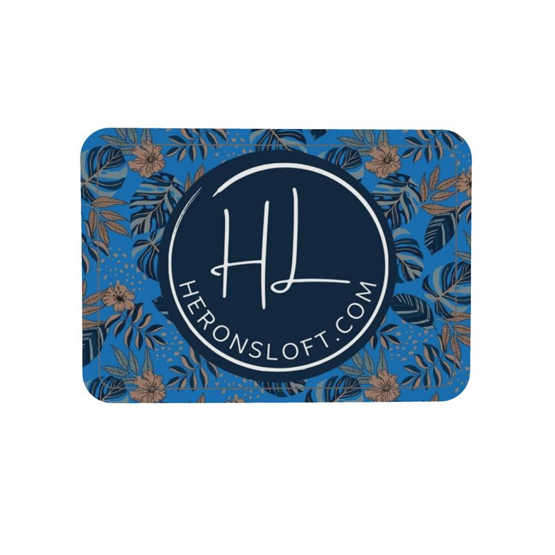 Gallery Bag - Nappa Leather - Midnight Monstera - Azure Blue