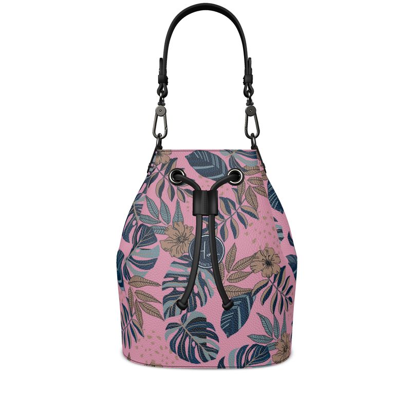 Gallery Bag - Nappa Leather - Midnight Monstera - Lunaria Rose
