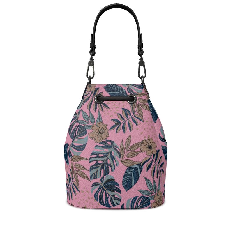 Gallery Bag - Nappa Leather - Midnight Monstera - Lunaria Rose