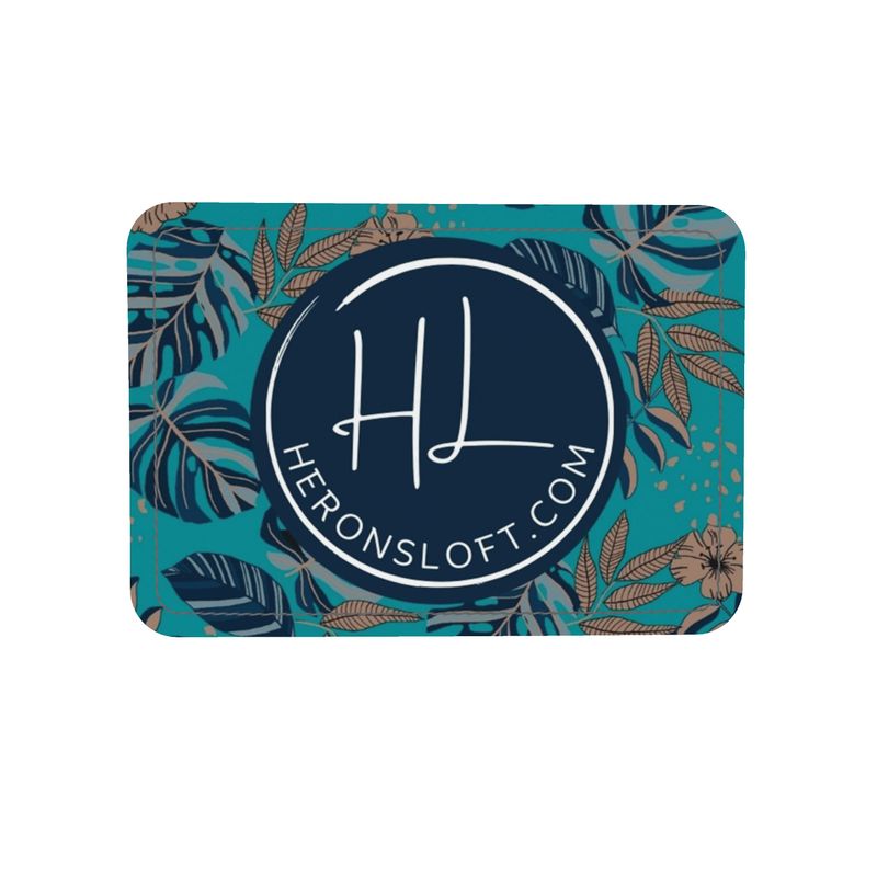 Gallery Bag - Nappa Leather - Midnight Monstera - Dark Cyan