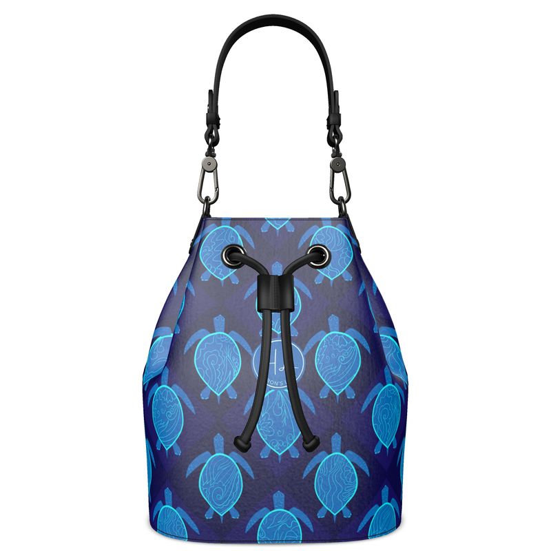 Gallery Bag - Nappa Leather - Topo Turtles - Blue