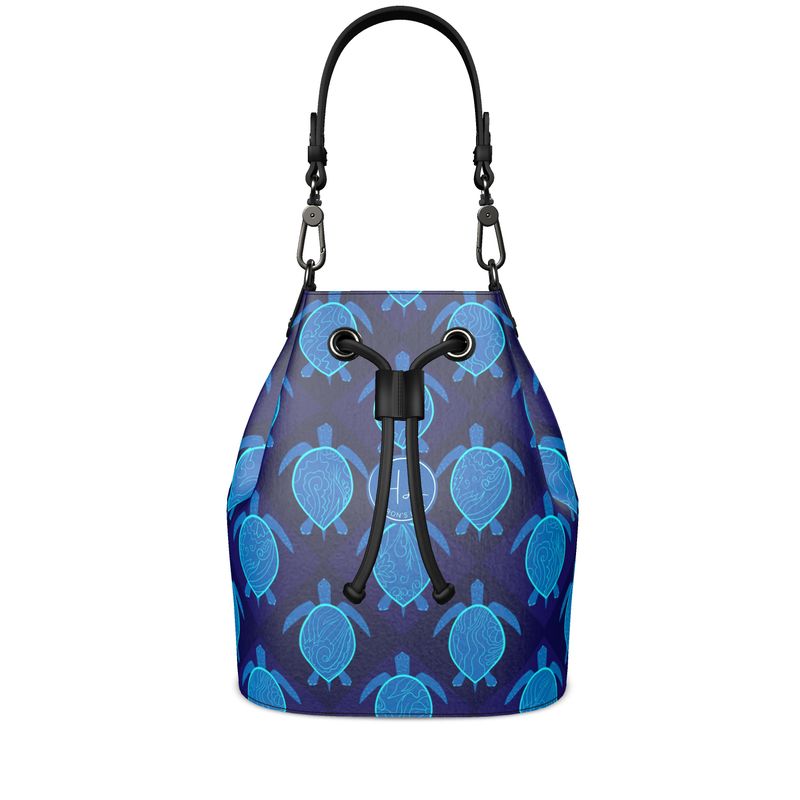 Gallery Bag - Nappa Leather - Topo Turtles - Blue