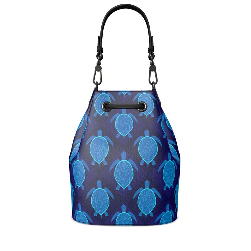Gallery Bag - Nappa Leather - Topo Turtles - Blue