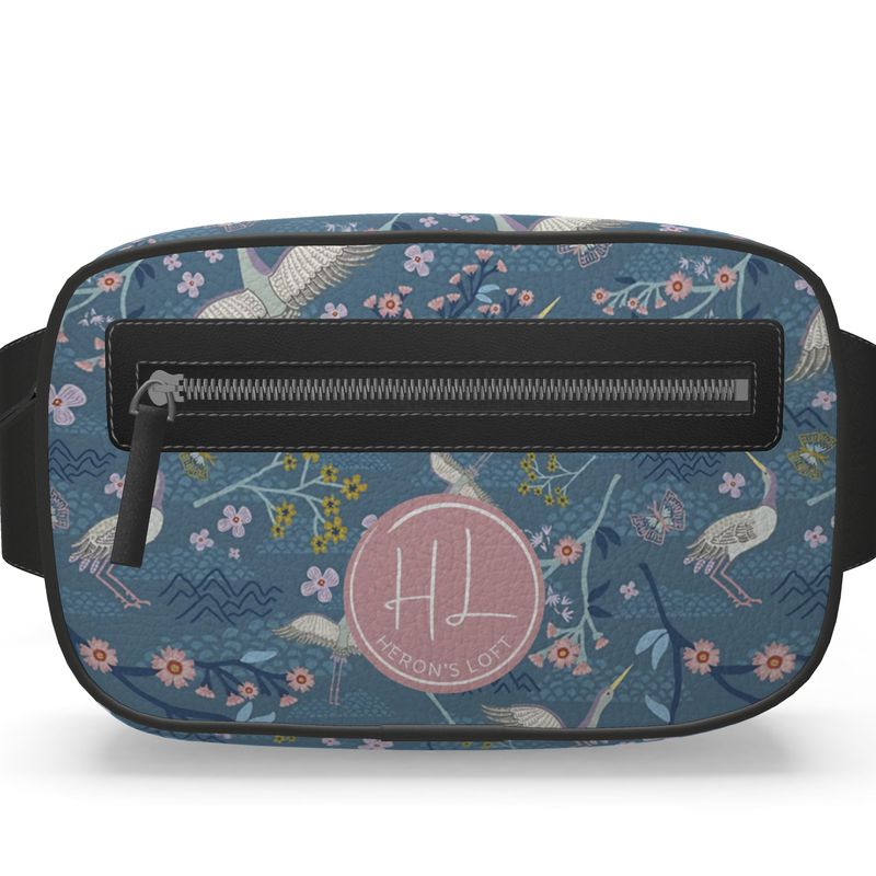 Belt Bag - Nappa Leather - White Crane