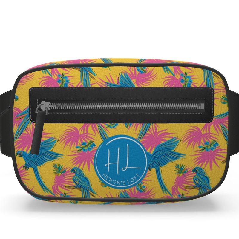 Belt Bag - Nappa Leather - Tropical Macaw - Saffron Yellow