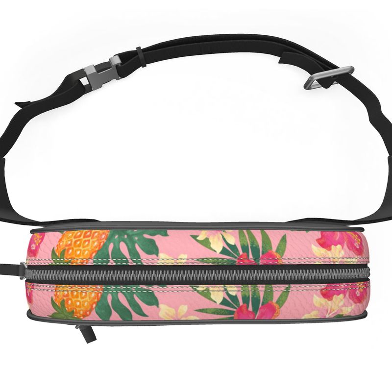 Belt Bag - Nappa Leather - Pineapple Paradise - Hibiscus Blush