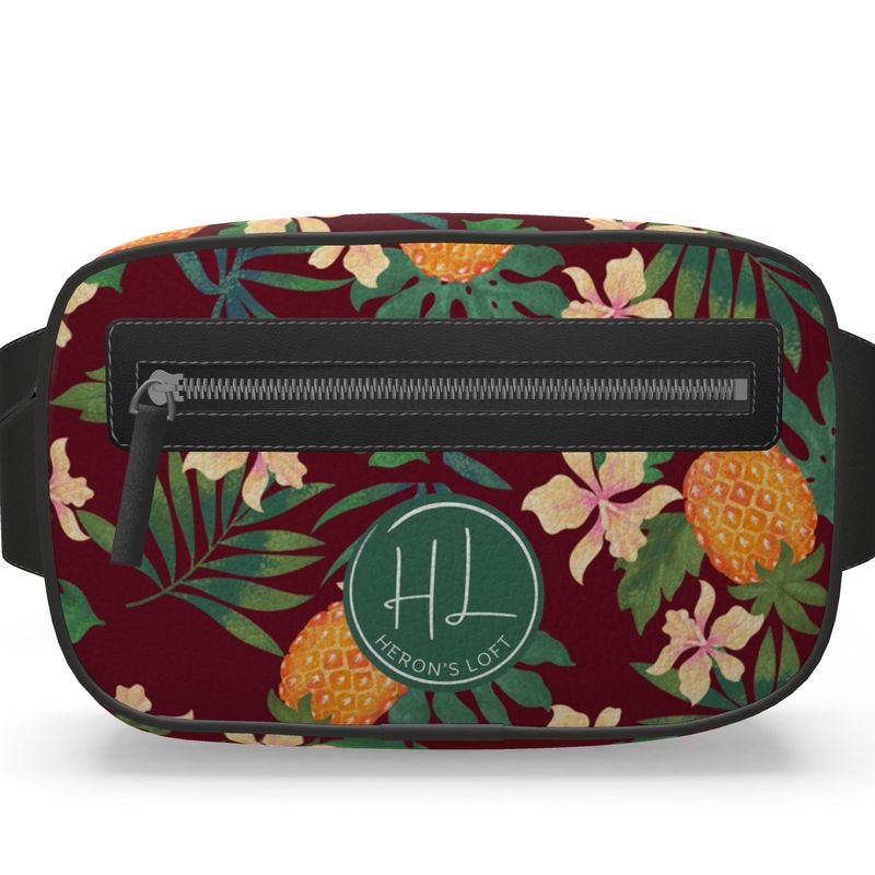 Belt Bag - Nappa Leather - Pineapple Paradise - Palmwine