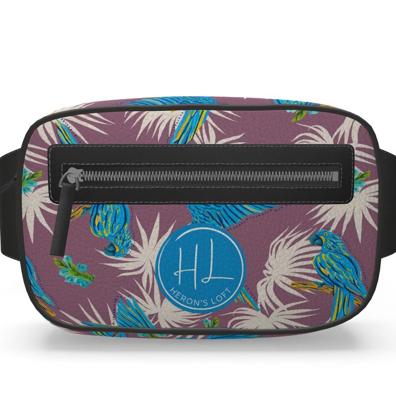 Belt Bag - Nappa Leather - Tropical Macaw - Plumage Rose