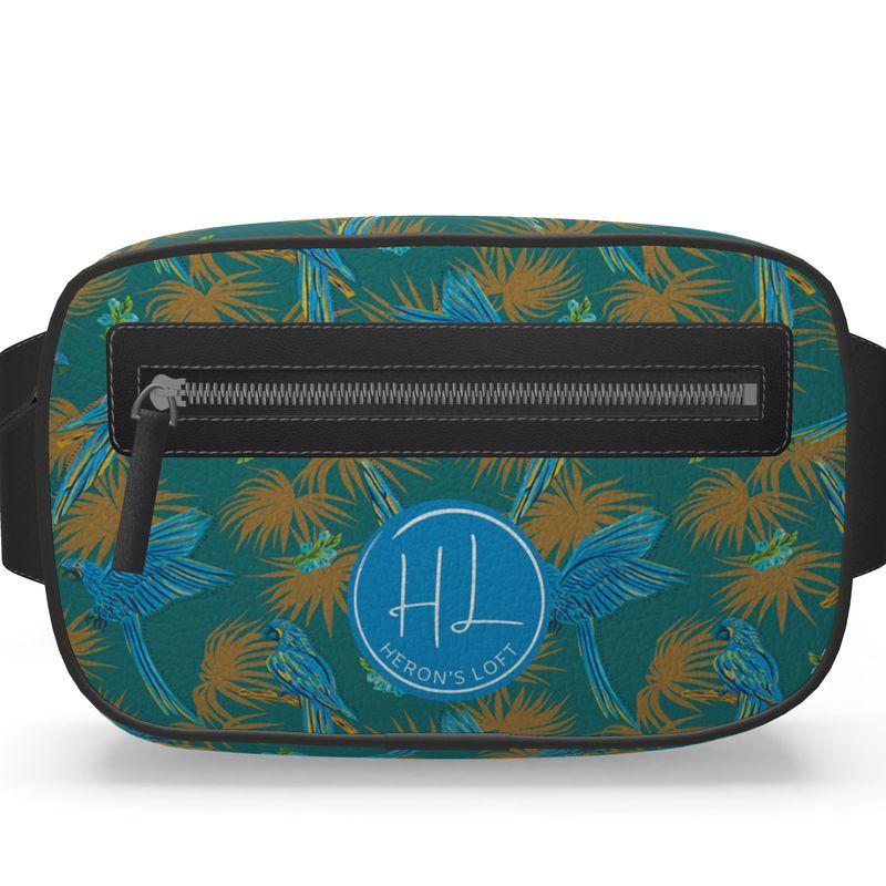 Belt Bag - Nappa Leather - Tropical Macaw - Sea Foam Green