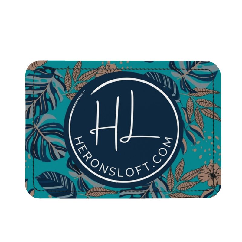 Belt Bag - Nappa Leather - Midnight Monstera - Dark Cyan