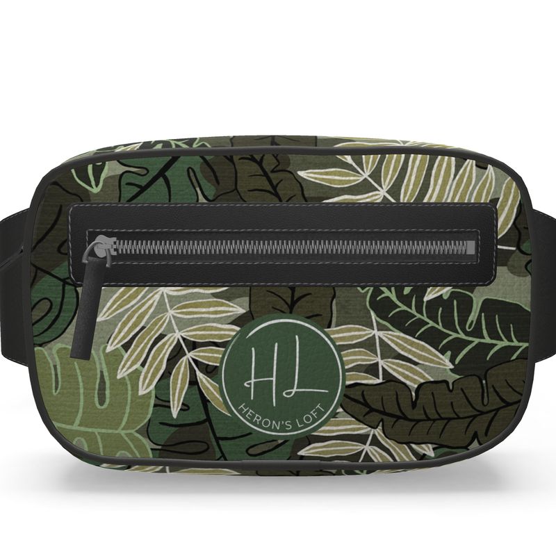 Belt Bag - Nappa Leather - Camo Leaves