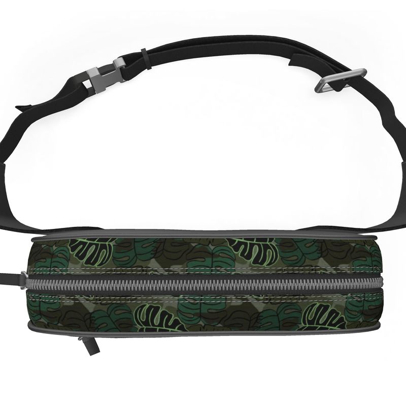 Belt Bag - Nappa Leather - Camo Leaves - Dark
