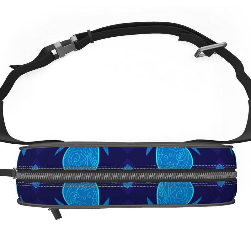 Belt Bag - Nappa Leather - Topo Turtles - Blue Tide