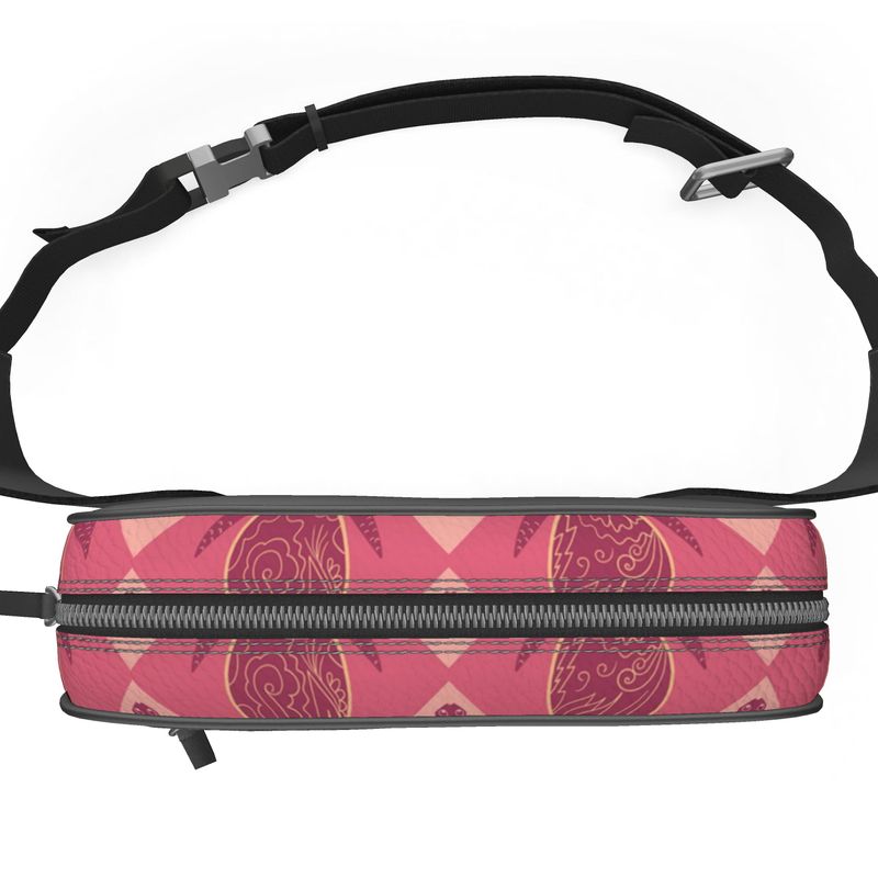 Belt Bag - Nappa Leather - Topo Turtles - Pink Tide