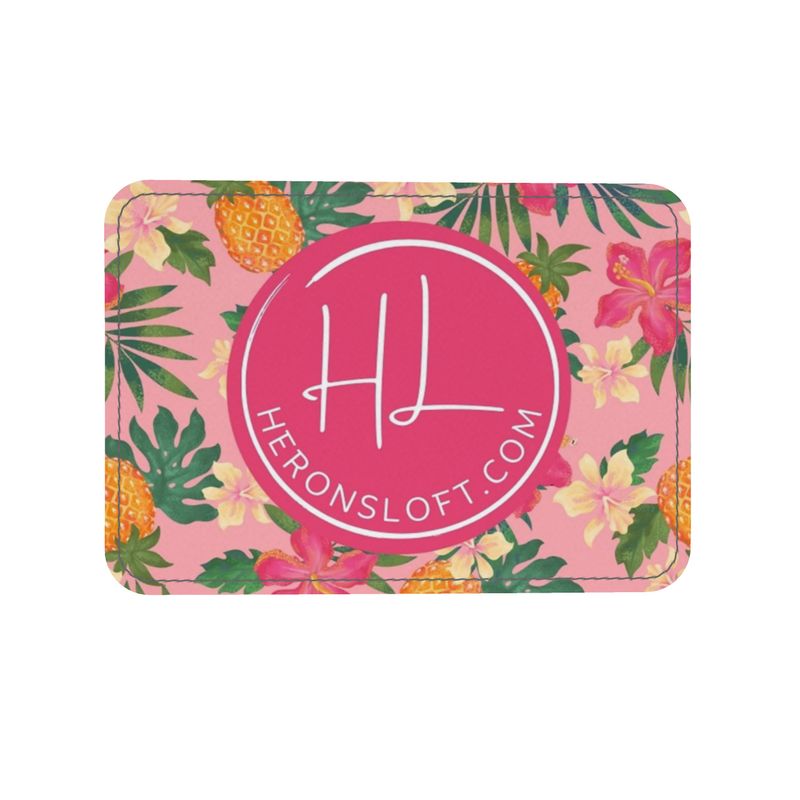 City Tote Bag - Nappa Leather - Pineapple Paradise - Hibiscus Blush