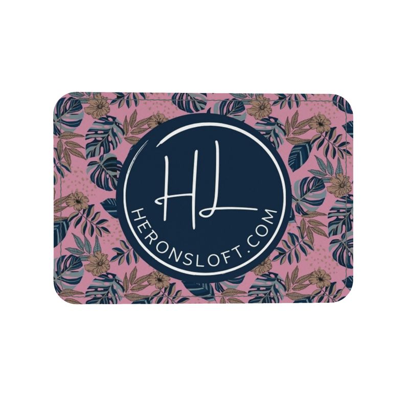 City Tote Bag - Nappa Leather - Midnight Monstera - Lunaria Rose