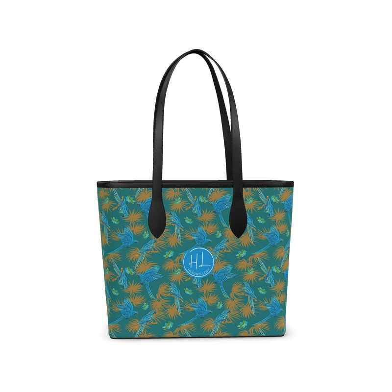 City Tote Bag - Nappa Leather - Tropical Macaw - Tealwing