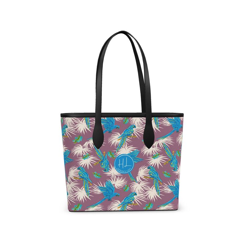 City Tote Bag - Nappa Leather - Tropical Macaw - Plumage Rose