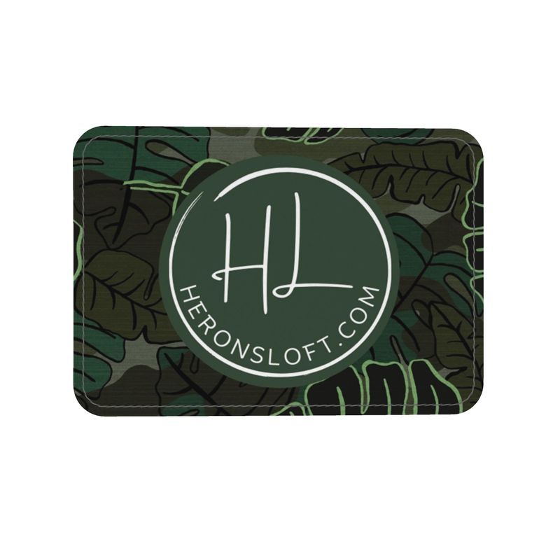 City Tote Bag - Nappa Leather - Camo Leaves - Dark