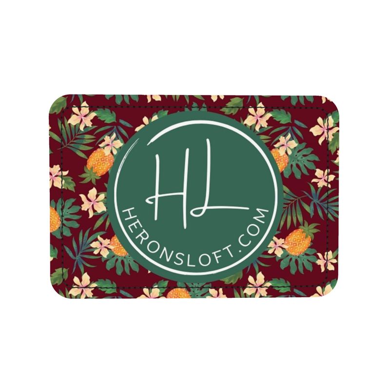 Square Shoulder Bag - Nappa Leather - Pineapple Paradise - Palmwine