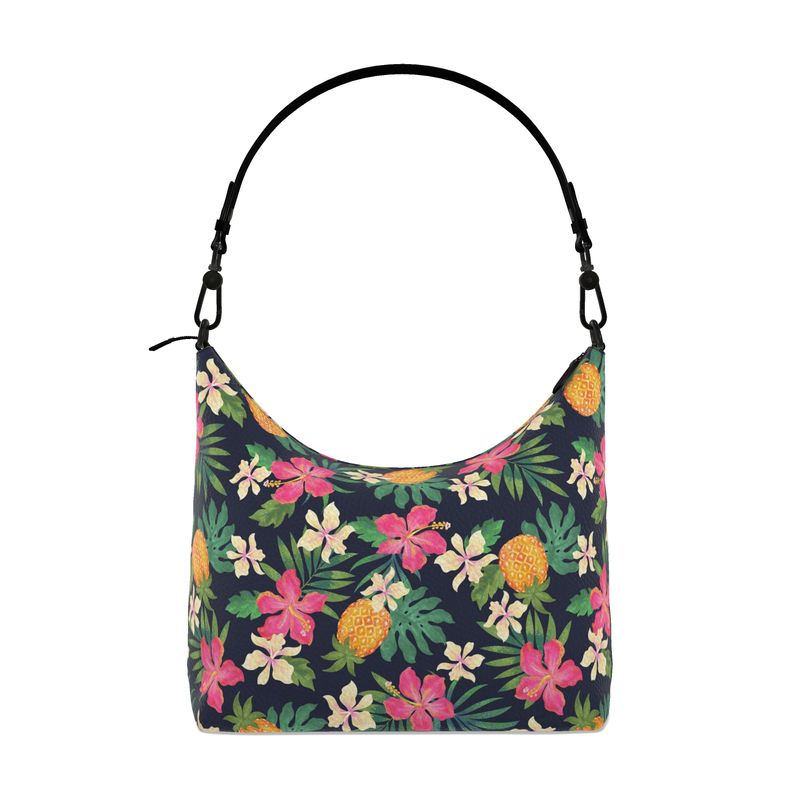 Square Shoulder Bag - Nappa Leather - Pineapple Paradise