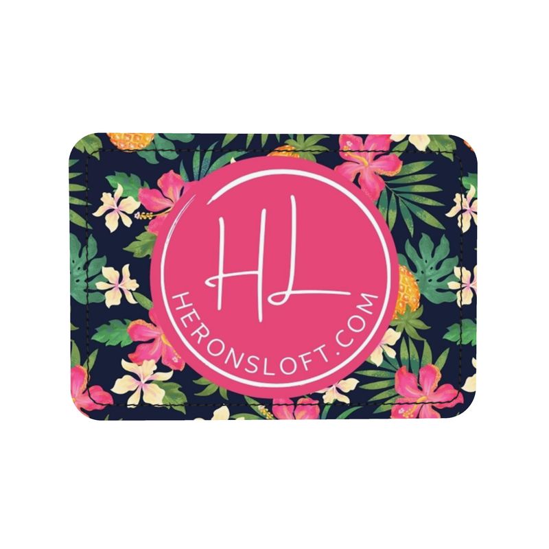 Square Shoulder Bag - Nappa Leather - Pineapple Paradise