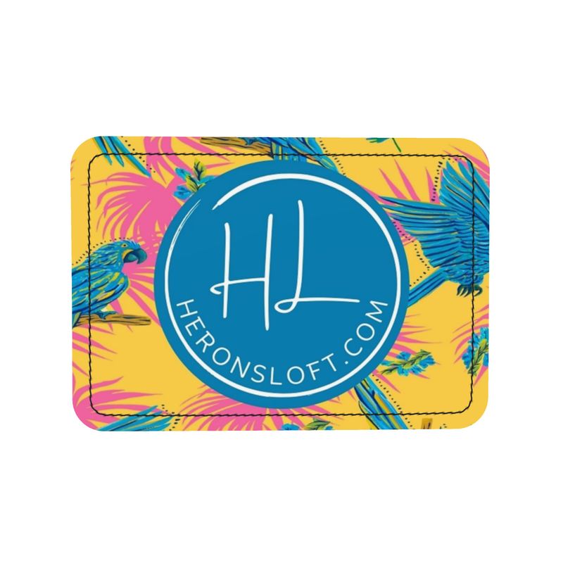 Square Shoulder Bag - Nappa Leather - Tropical Macaw - Saffron Yellow