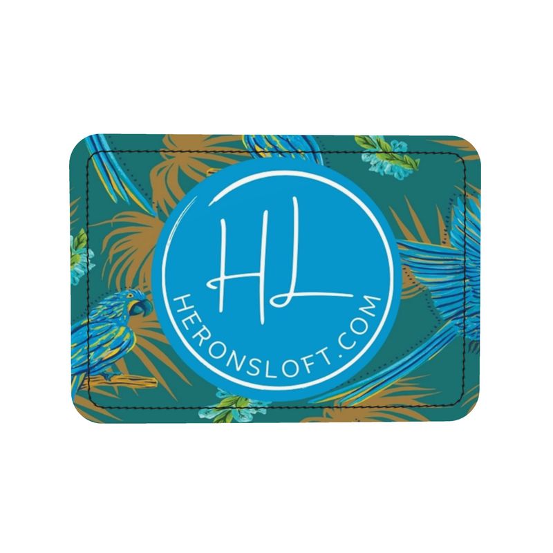 Square Shoulder Bag - Nappa Leather - Tropical Macaw - Tealwing