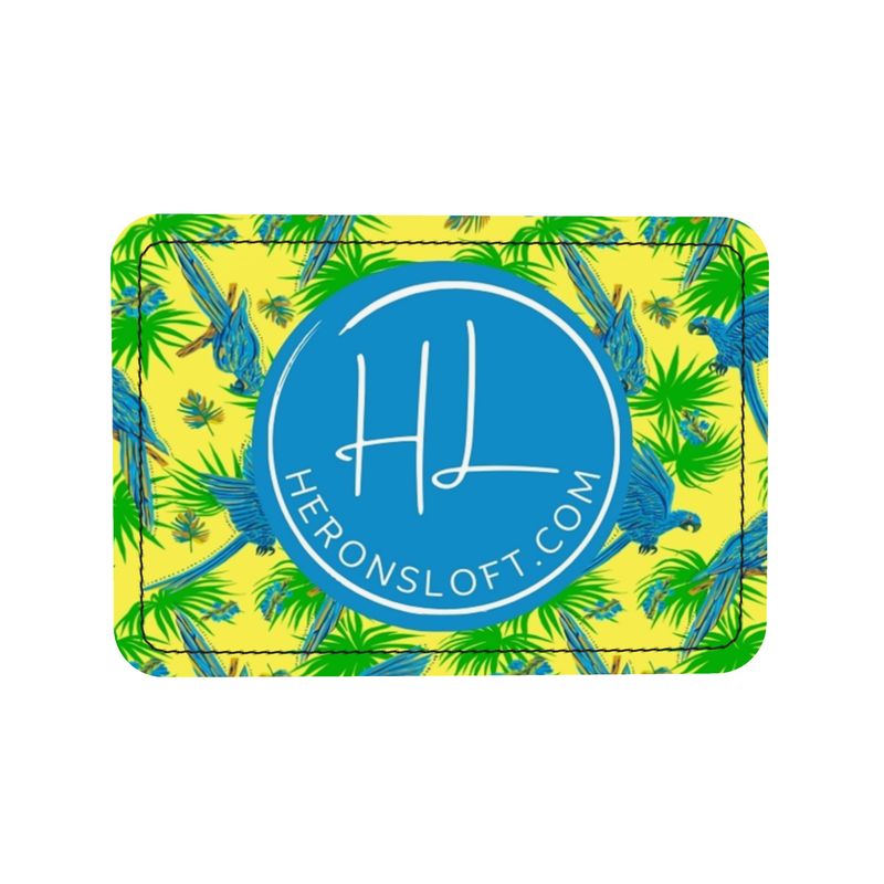 Square Shoulder Bag - Nappa Leather - Tropical Macaw - Suncrest Yellow