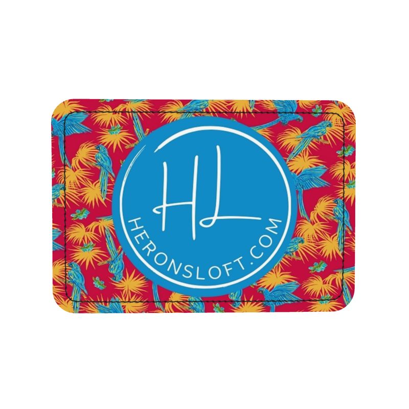 Square Shoulder Bag - Nappa Leather - Tropical Macaw - Scarlet Crest