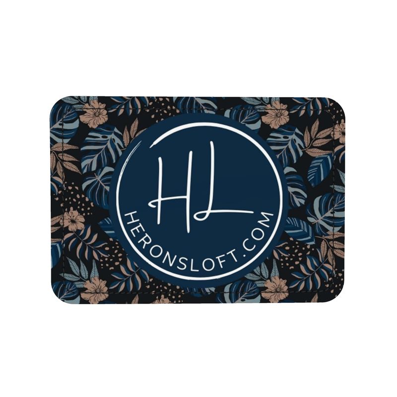 Square Shoulder Bag - Nappa Leather - Midnight Monstera