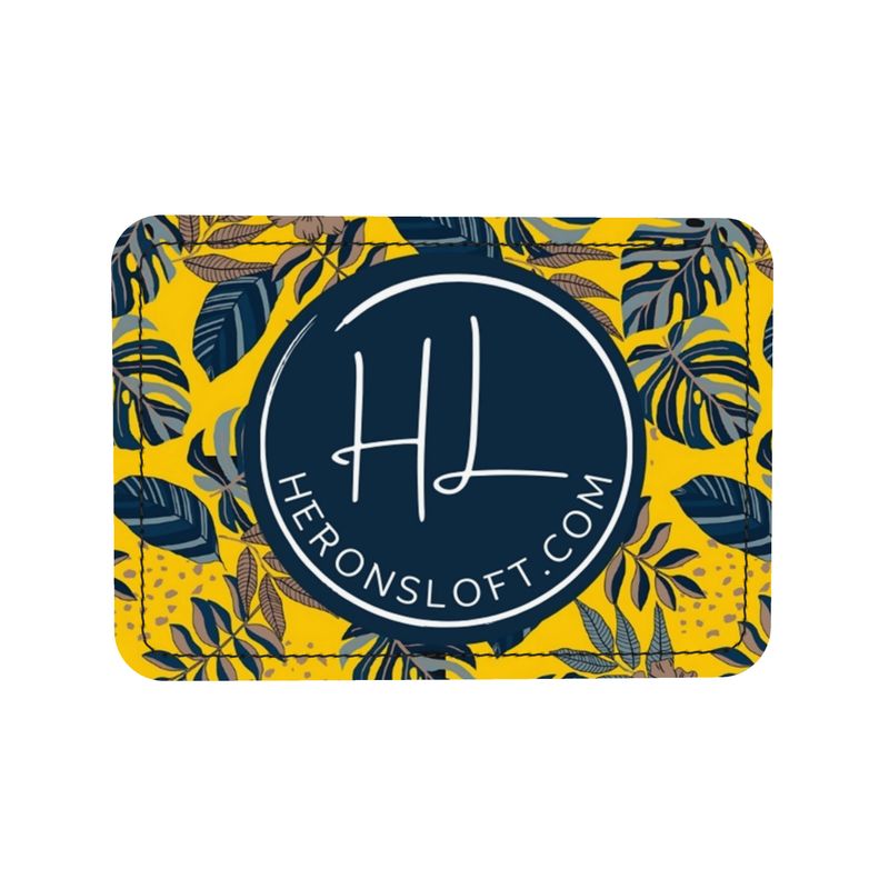 Square Shoulder Bag - Nappa Leather - Midnight Monstera - Garden Ember