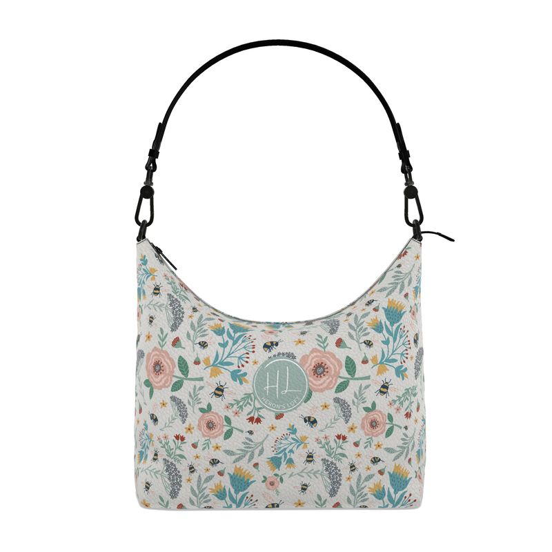 Square Shoulder Bag - Nappa Leather - Bee Garden