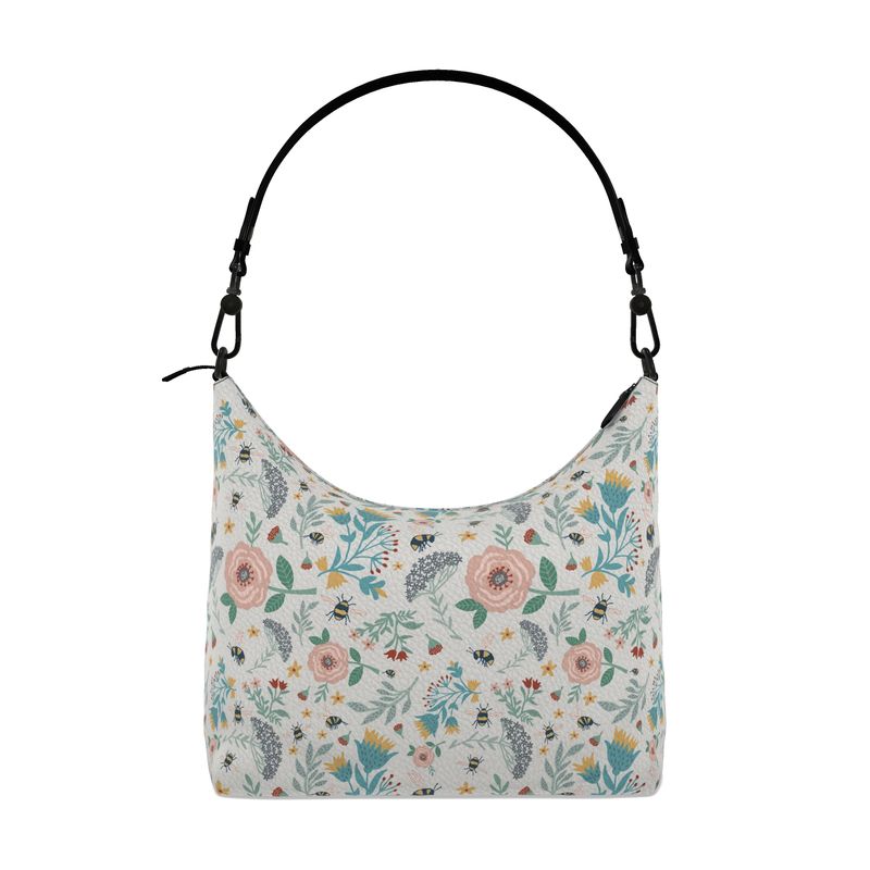 Square Shoulder Bag - Nappa Leather - Bee Garden