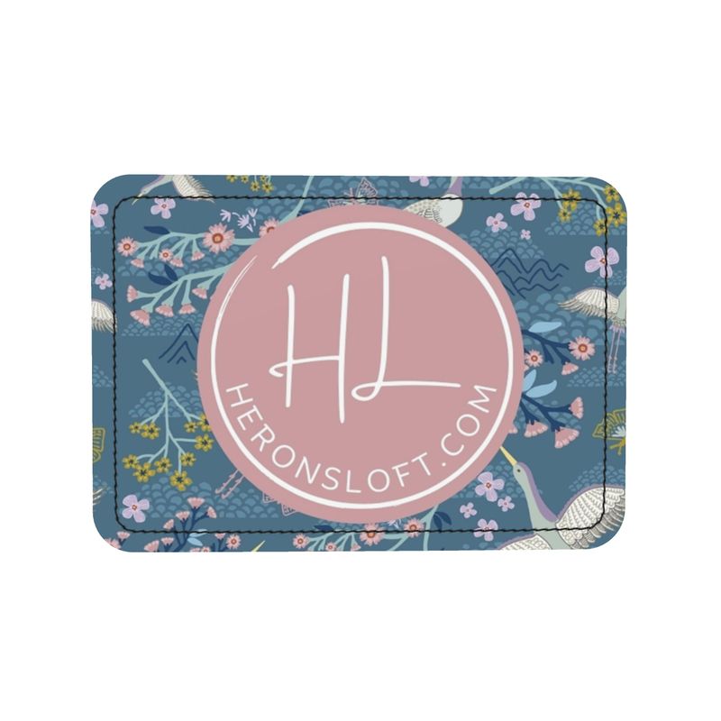 Square Shoulder Bag - Nappa Leather- White Crane